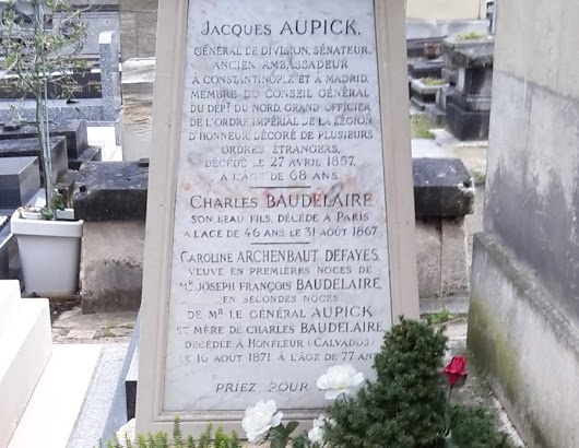 La tombe de Baudelaire