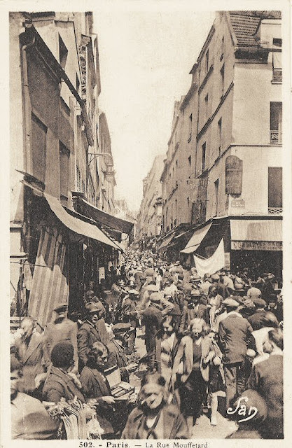 Le rue Mouffetard vers 1930