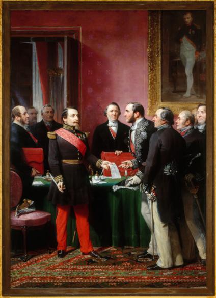 Napoléon III et Haussmann, son architecte démolisseur.