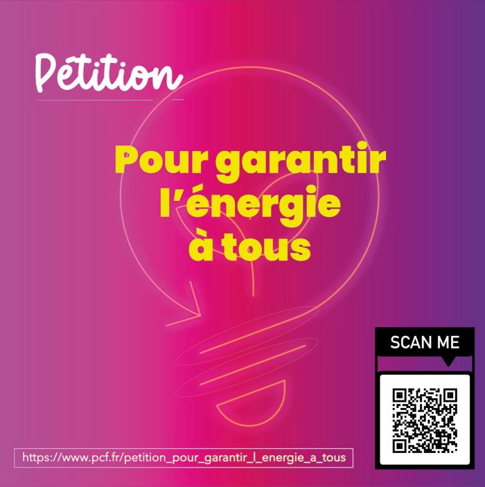Pétition pour garantir l'énergie à tous